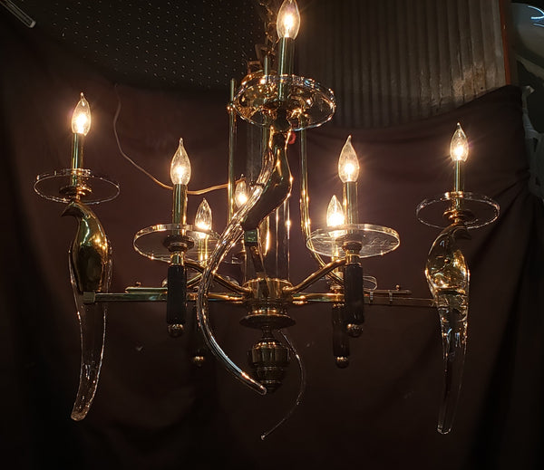 Birds of Paradise by Sergio Orozco Nulco Chandelier & Matching Sconces GS00307