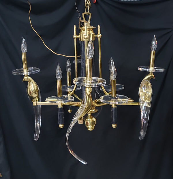 Birds of Paradise by Sergio Orozco Nulco Chandelier & Matching Sconces GS00307