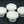 Load image into Gallery viewer, Set of 4 Milk White Octagon Shaped Furniture Knobs 1 3/4" Diameter GS00305