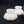 Load image into Gallery viewer, Set of 4 Milk White Octagon Shaped Furniture Knobs 1 3/4" Diameter GS00305