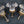 Load image into Gallery viewer, Set of 3 Octagon Shaped Solid Glass Furniture Knobs with Brass Trim GS00316