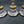 Load image into Gallery viewer, Set of 3 Octagon Shaped Solid Glass Furniture Knobs with Brass Trim GS00316