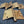 Load image into Gallery viewer, 3 Large 4 1/2" x 4 1/2" Stanley Ball Bearing Beveled Brass Offset Hinges GS00319