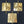 Load image into Gallery viewer, 3 Baldwin Brass Hinges with Arrow Point Finials 4 1/2" x 4" GS00320