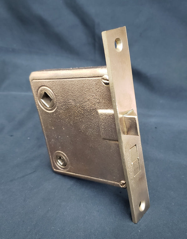 Rare Restored Sargent Mortice Lock with Thumb Turn 3 5/8" T x 3 1/2" W GS00322