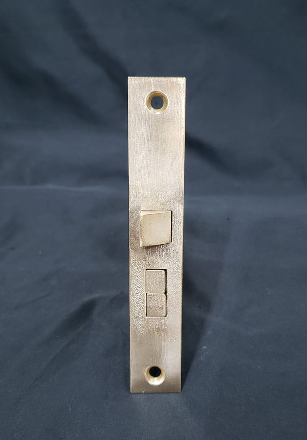Rare Restored Sargent Mortice Lock with Thumb Turn 3 5/8" T x 3 1/2" W GS00322