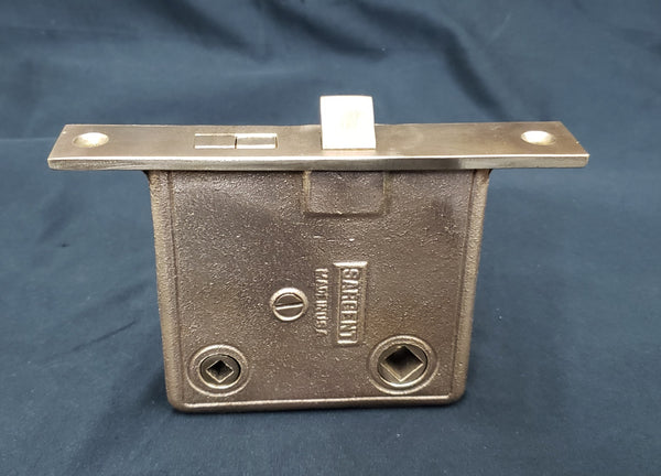Rare Restored Sargent Mortice Lock with Thumb Turn 3 5/8" T x 3 1/2" W GS00322