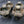 Load image into Gallery viewer, 4 Solid Brass Ornate Claw Feet Round Leg Covers with Casters GS00325