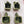 Load image into Gallery viewer, 4 Large Solid Brass Square Furniture Leg Cap Covers with Casters GS00327