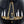 Load image into Gallery viewer, 6 Light Ornate Gold Gilt Empire Chandelier with Swan Candle Holders GS00328