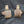 Load image into Gallery viewer, 4 Duncan Phyfe Solid Brass Textured Furniture Toe Cap Cover Casters GS00331