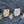 Load image into Gallery viewer, 4 Duncan Phyfe Solid Brass Textured Furniture Toe Cap Cover Casters GS00331