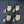 Load image into Gallery viewer, 4 Duncan Phyfe Solid Brass Textured Furniture Toe Cap Cover Casters GS00334
