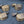 Load image into Gallery viewer, 4 Duncan Phyfe Solid Brass Textured Furniture Toe Cap Cover Casters GS00334