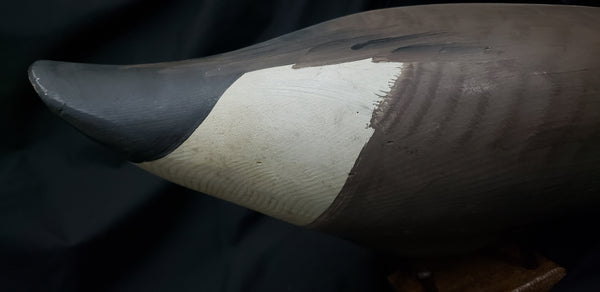 1956 R. Madison Mitchell Canadian Goose Decoy 24" x 9" x 11" GS00345