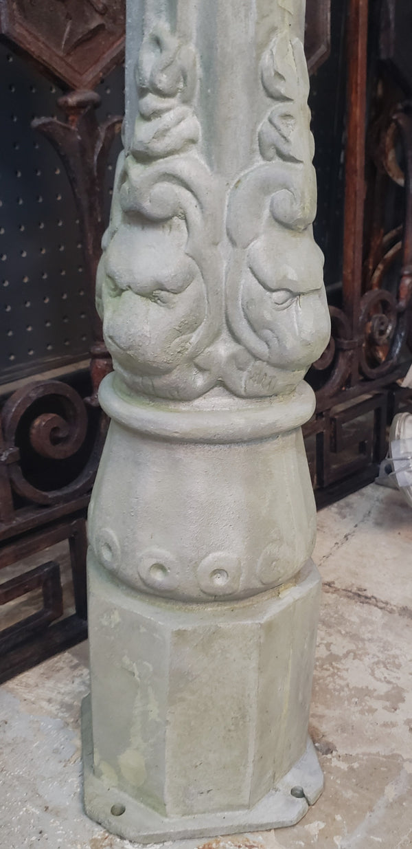 Ornate Cast Aluminum Horse Head Hitching Post 46 1/2" x 6" GS00354
