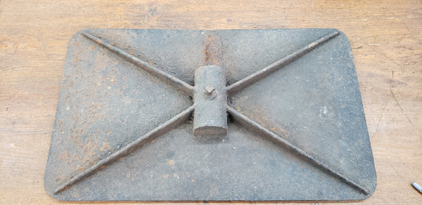 Antique Cast Iron "Danger - Do Not Trespass on the Railroad" Sign GS00356