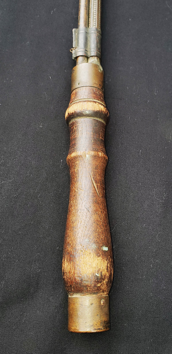 1860's Victorian Gas Lamp Lighter Torch & Valve Key T.W. Houchin #620 NY GS00360
