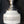 Load image into Gallery viewer, Restored MCM Flush Mount Ceiling Fixture w/ Bullseye White to Clear Globe GS00358