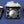 Load image into Gallery viewer, Vintage 7 Piece Black Porcelain Bathroom Hardware Set GS00376