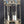 Load image into Gallery viewer, Restored Turn of the Century 3 Light Iron Ceiling Fixture 36" x 12" GS00388