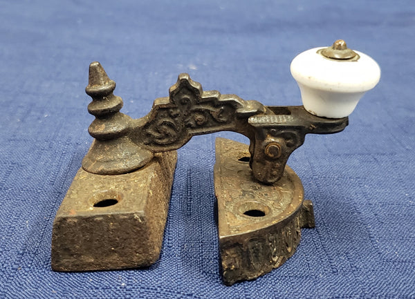 Original Victorian Eastlake Window Sash Lock with Keeper GS00384