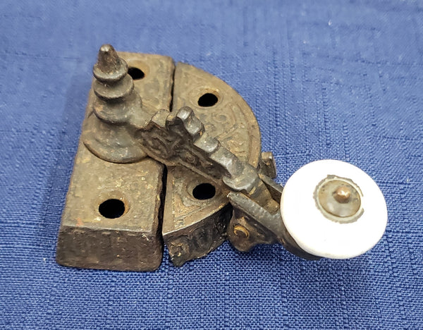 Original Victorian Eastlake Window Sash Lock with Keeper GS00384