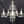Load image into Gallery viewer, 5 Light Crystal Chandelier with Tear Drop Prisms & Canopy Top 20" x 20" GS00415