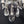 Load image into Gallery viewer, 5 Light Crystal Chandelier with Tear Drop Prisms & Canopy Top 20" x 20" GS00415