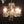 Load image into Gallery viewer, 5 Light Crystal Chandelier w/ Etched Glass Shades & Canopy Top 21" x 19" GS00416