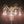 Load image into Gallery viewer, 5 Light Chandelier w/ Canopy Top & Curled Glass Accents  24" x 19" GS00435