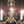 Load image into Gallery viewer, 5 Light Chandelier w/ Canopy Top & Curled Glass Accents  24" x 19" GS00435