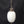 Load image into Gallery viewer, Vintage White Glass Ribbed Pendant Light w/ Brushed Bronze Trim 14" x 7" GS00436