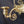 Load image into Gallery viewer, Restored Converted Gas to Electric 4 Light Brass Flush Mount Chandelier GS00447