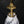 Load image into Gallery viewer, White Abstract Pendant Light with Hexagon Brass Trim 29 1/4" T x 7" GS00466