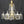 Load image into Gallery viewer, Restored 6 Light Mid Century Modern Crystal Swag Chandelier 28" x 25" GS00470