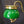 Load image into Gallery viewer, Restored & Converted Gas to Electric 3 Light Flush Mount Brass Chandelier w/ Green Cased White Shades GS00473