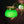 Load image into Gallery viewer, Restored & Converted Gas to Electric 3 Light Flush Mount Brass Chandelier w/ Green Cased White Shades GS00473