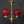 Load image into Gallery viewer, 2 Light Flush Mount Chandelier with Red Coin Dot Globes 22" T x 19" W GS00476
