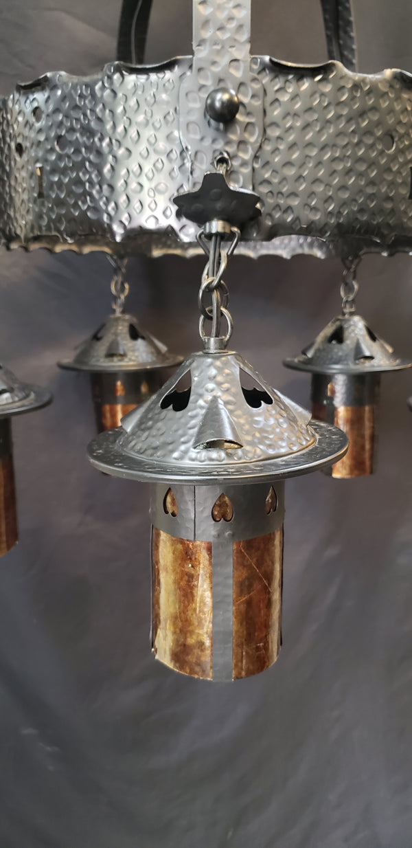 Gothic Style 5 Light Chandelier w/ 2 Matching Pendant Lights GS00477