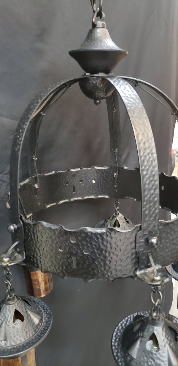 Gothic Style 5 Light Chandelier w/ 2 Matching Pendant Lights GS00477