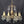 Load image into Gallery viewer, Restored Ornate 8 Light Crystal Prism & Brass Chandelier 21" x 21" GS00479