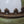 Load image into Gallery viewer, Restored Bronze & Slag Glass Gothic / Art Deco Flush Mount Ceiling Light GS00485