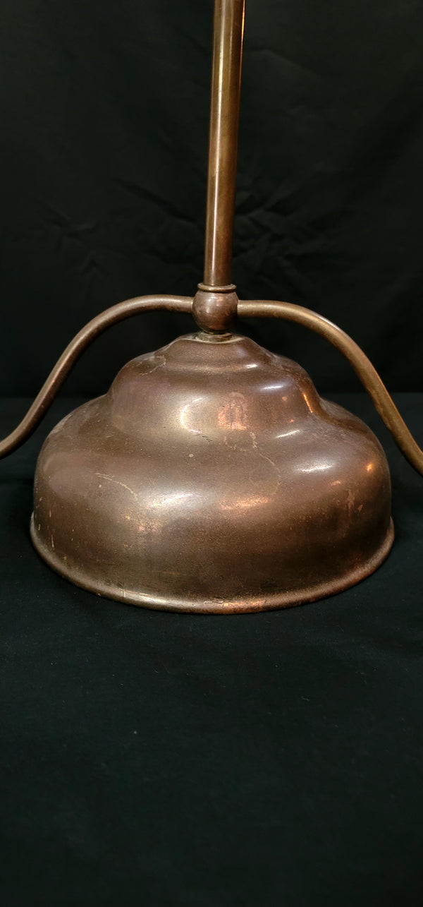 Brass Victorian Hanging Oil Lamp with 2 Burners 23" W x 27" T GS00492