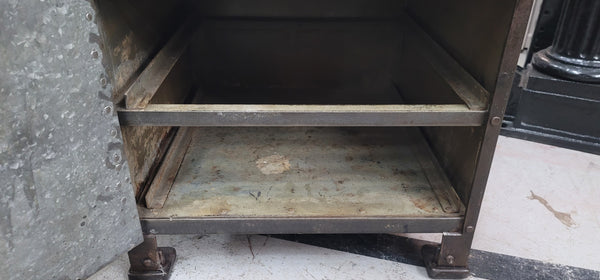 19th Century Restored Industrial Hand-Riveted Machinist Cabinet GS00506