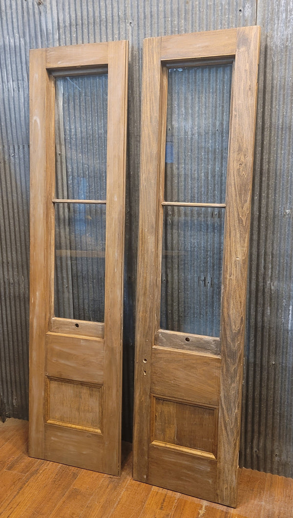 Custom Built 1800s Style Glass & Wood Retail Doors w/ Removeable Panels GS00846