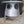 Load image into Gallery viewer, Repurposed Side Table Metal Container w/ Beveled Tempered Glass Top GS00601