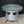 Load image into Gallery viewer, Repurposed Side Table Metal Container w/ Beveled Tempered Glass Top GS00601