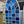 Load image into Gallery viewer, Blue Ripple Textured Glass Gothic Arch Window GA0450