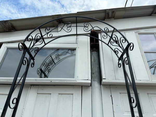 8 Foot+ Ornate Wrought Iron Arbor GS6057